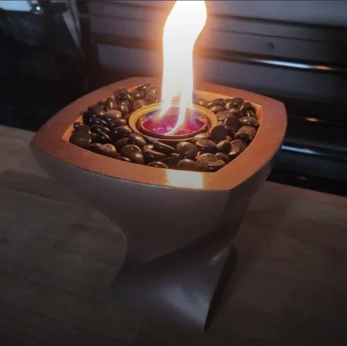 Square Twist Fire Feature