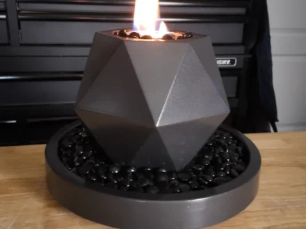 Faceted Fire Bowl-3D Print Files